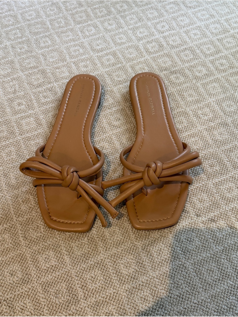 Loeffler Randall Hadley Bow Slide Sandals